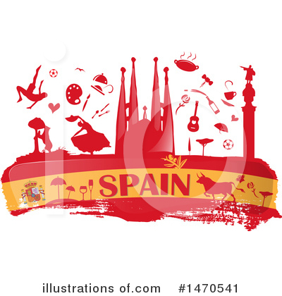 Royalty-Free (RF) Spain Clipart Illustration by Domenico Condello - Stock Sample #1470541