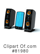 Speakers Clipart #81980 by Tonis Pan