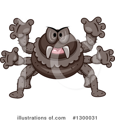 Spider Clipart #1300031 by BNP Design Studio