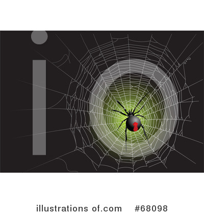 Royalty-Free (RF) Spider Clipart Illustration by Pushkin - Stock Sample #68098