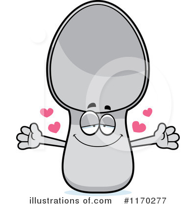Royalty-Free (RF) Spoon Clipart Illustration by Cory Thoman - Stock Sample #1170277