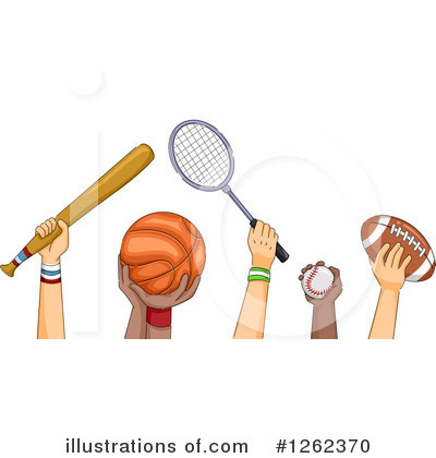 Badminton Clipart #1262370 by BNP Design Studio
