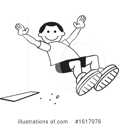Track And Field Clipart #1617076 by Johnny Sajem