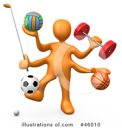 Sports  on Sports Clipart  46010 By 3pod   Royalty Free  Rf  Stock Illustrations