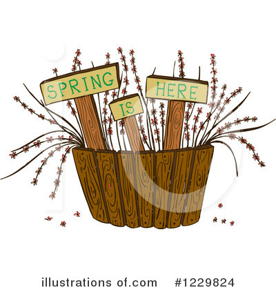 Spring Time Clipart #1229824 by Cherie Reve