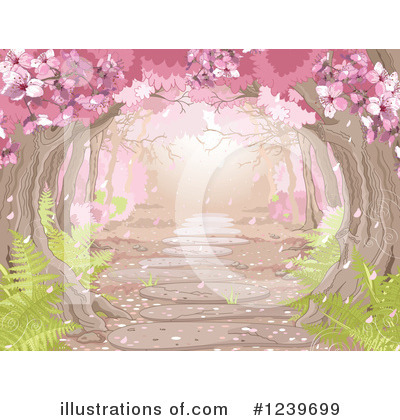 Cherry Blossoms Clipart #1239699 by Pushkin