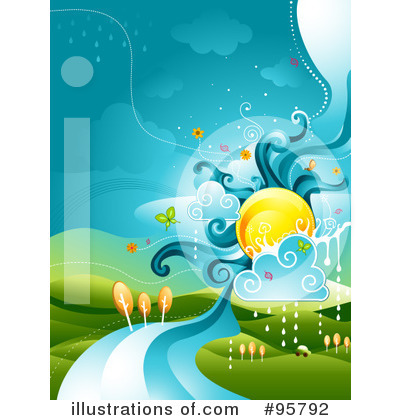 Royalty-Free (RF) Spring Time Clipart Illustration by BNP Design Studio - Stock Sample #95792