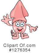 Squid Clipart #1276354 by Dennis Holmes Designs