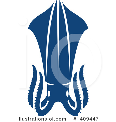 Royalty-Free (RF) Squid Clipart Illustration by Vector Tradition SM - Stock Sample #1409447