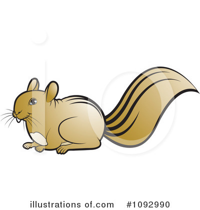 Squirrel Clipart #1092990 by Lal Perera