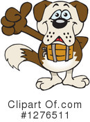 St Bernard Clipart #1276511 by Dennis Holmes Designs