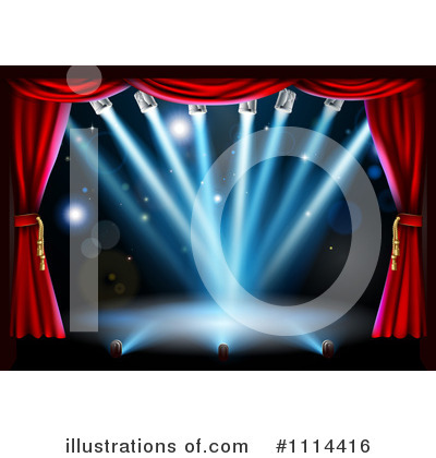 Stage Lighting Clipart #1114416 by AtStockIllustration