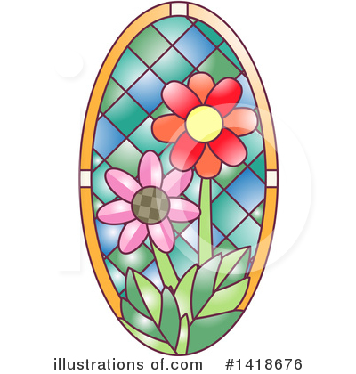 Stained Glass Clipart #1418676 by BNP Design Studio