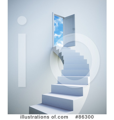 Royalty-Free (RF) Stairs Clipart Illustration by Mopic - Stock Sample #86300