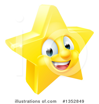 Gold Star Clipart #1352849 by AtStockIllustration