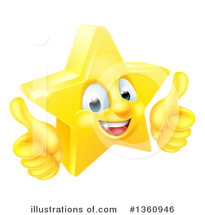 Star Mascot Clipart #1360946 by AtStockIllustration