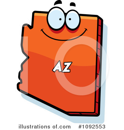 Royalty-Free (RF) States Clipart Illustration by Cory Thoman - Stock Sample #1092553