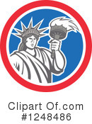 Statue Of Liberty Clipart #1248486 by patrimonio