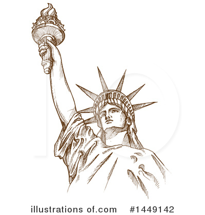 Statue Of Liberty Clipart #1449142 by Domenico Condello