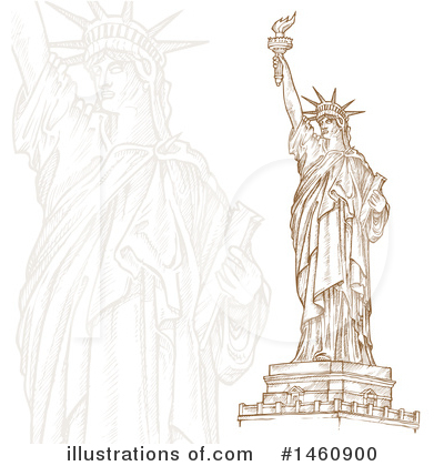 Statue Of Liberty Clipart #1460900 by Domenico Condello