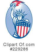 Statue Of Liberty Clipart #229286 by patrimonio
