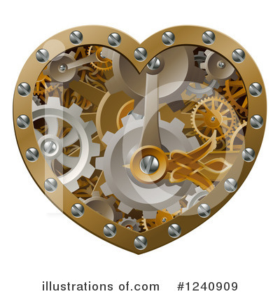 Royalty-Free (RF) Steampunk Clipart Illustration by AtStockIllustration - Stock Sample #1240909