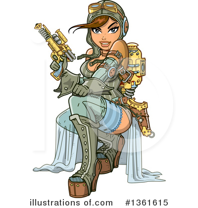Royalty-Free (RF) Steampunk Clipart Illustration by Clip Art Mascots - Stock Sample #1361615