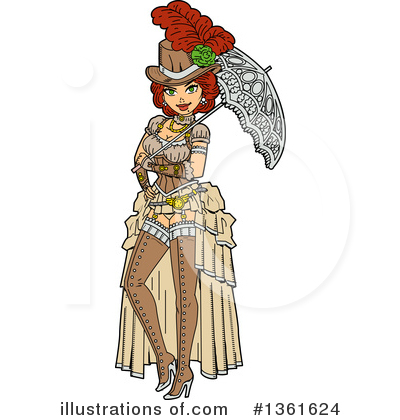 Royalty-Free (RF) Steampunk Clipart Illustration by Clip Art Mascots - Stock Sample #1361624