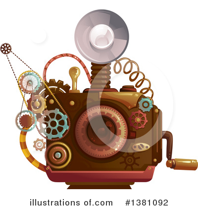 Royalty-Free (RF) Steampunk Clipart Illustration by BNP Design Studio - Stock Sample #1381092
