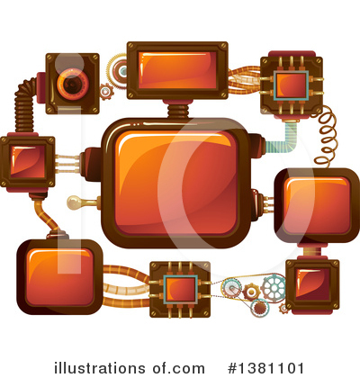 Royalty-Free (RF) Steampunk Clipart Illustration by BNP Design Studio - Stock Sample #1381101