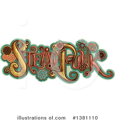 Royalty-Free (RF) Steampunk Clipart Illustration by BNP Design Studio - Stock Sample #1381110