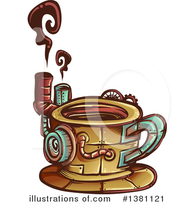 Royalty-Free (RF) Steampunk Clipart Illustration by BNP Design Studio - Stock Sample #1381121