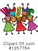 Stick Children Clipart #1257764 by Prawny