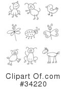 Stick Figures Clipart #34220 by C Charley-Franzwa