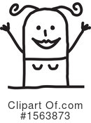 Stick People Clipart #1563873 by NL shop
