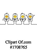 Stick People Clipart #1708765 by NL shop