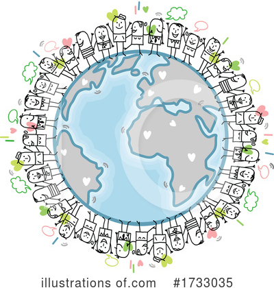 Crowd Clipart #1733035 by NL shop