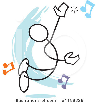 Music Note Clipart #1189828 by Johnny Sajem