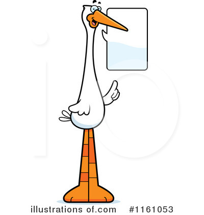 Royalty-Free (RF) Stork Clipart Illustration by Cory Thoman - Stock Sample #1161053