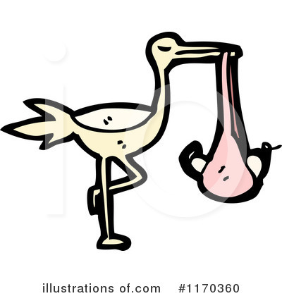Royalty-Free (RF) Stork Clipart Illustration by lineartestpilot - Stock Sample #1170360