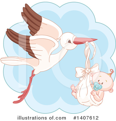Stork Clipart #1407612 by Pushkin