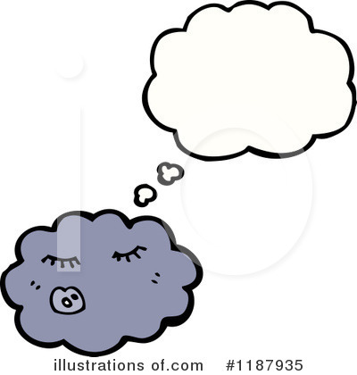 Royalty-Free (RF) Storm Cloud Clipart Illustration by lineartestpilot - Stock Sample #1187935