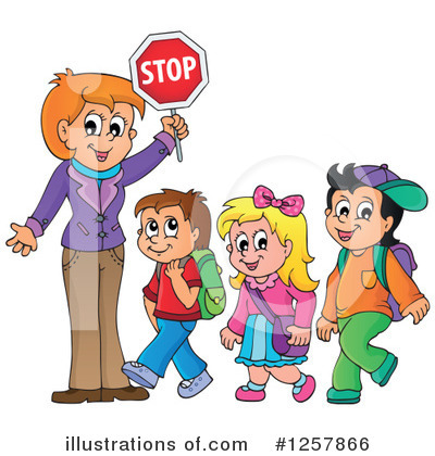 School Children Clipart #1257866 by visekart