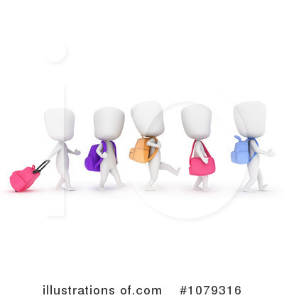 Royalty-Free (RF) Students Clipart Illustration by BNP Design Studio - Stock Sample #1079316