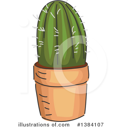 Royalty-Free (RF) Succulent Clipart Illustration by BNP Design Studio - Stock Sample #1384107