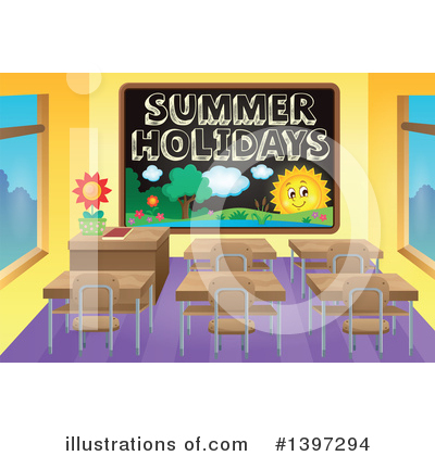 Summer Vacation Clipart #1397294 by visekart