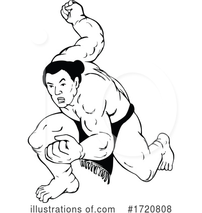 Sumo Wrestler Clipart #1720808 by patrimonio