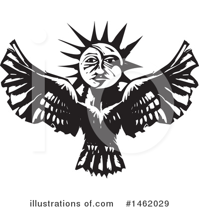 Royalty-Free (RF) Sun And Moon Clipart Illustration by xunantunich - Stock Sample #1462029