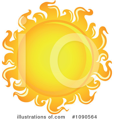 Royalty-Free (RF) Sun Clipart Illustration by visekart - Stock Sample #1090564