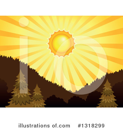 Royalty-Free (RF) Sun Clipart Illustration by visekart - Stock Sample #1318299
